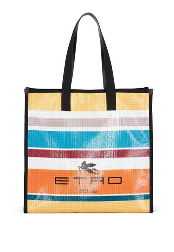 ETRO Borsa tote a righe - Giallo