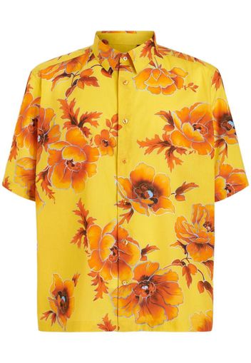 ETRO Camicia a maniche corte - Giallo