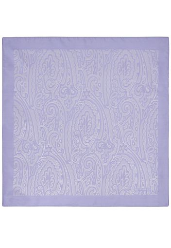 ETRO paisley-print silk pocket square - Viola