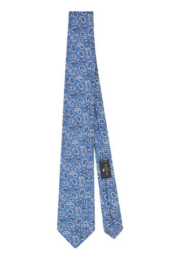 ETRO all-over paisley-print tie - Blu