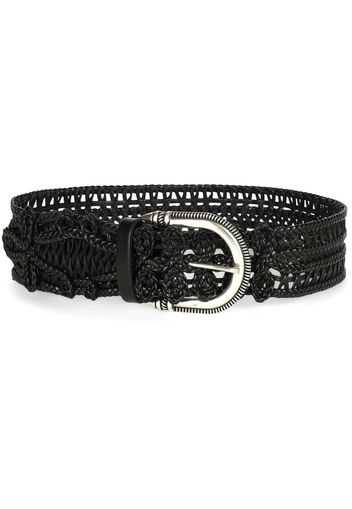 ETRO leather knotted belt - Nero