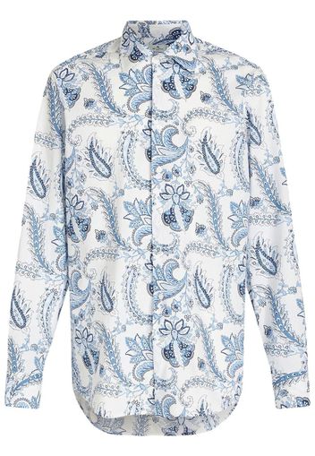 ETRO floral paisley-print shirt - Bianco