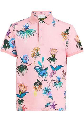 ETRO Polo a fiori - Rosa