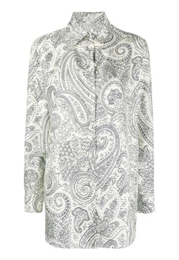 ETRO paisley-print silk shirt - Nero