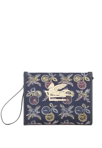 ETRO Trousse con ricamo - Blu