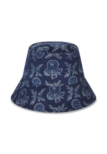 ETRO floral-jacquard bucket hat - Blu