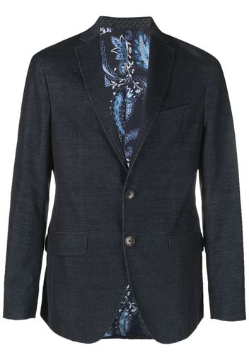 ETRO single-breasted tailored blazer - Blu