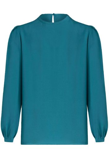 ETRO long-sleeve silk blouse - Blu