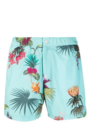 ETRO floral-print swim shorts - Blu