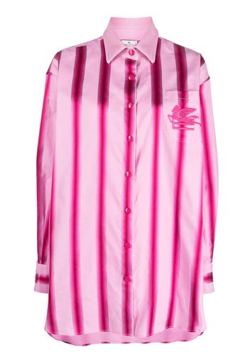 ETRO striped shirt dress - Rosa