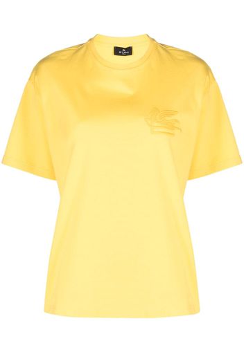 ETRO T-shirt con ricamo - Giallo