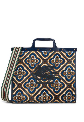 ETRO Borsa tote Love jacquard - Toni neutri