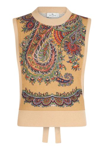 ETRO Gilet con motivo paisley jacquard - Toni neutri