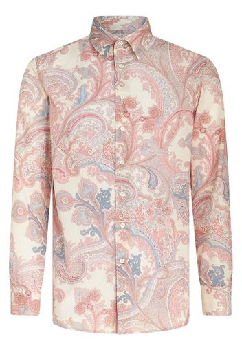 ETRO paisley-print cotton shirt - Bianco