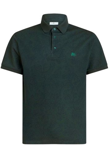 ETRO Polo con stampa paisley - Verde