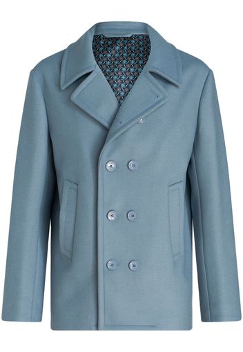 ETRO notched-collar double-breasted blazer - Blu