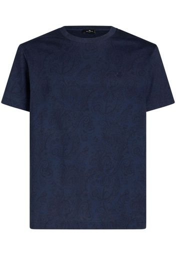 ETRO T-shirt con stampa paisley - 0200