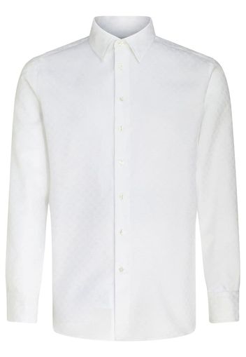 ETRO long-sleeve jacquard cotton shirt - Bianco