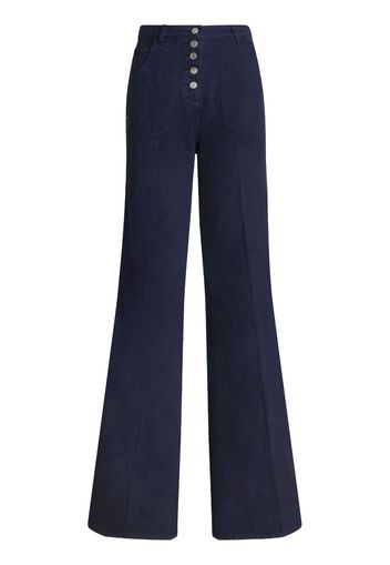 ETRO high-waited flared jeans - Blu