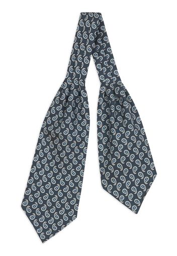 ETRO Cravatta Ascot con stampa paisley - Blu