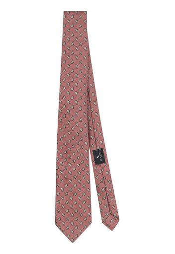 ETRO paisley jacquard silk tie - Rosa