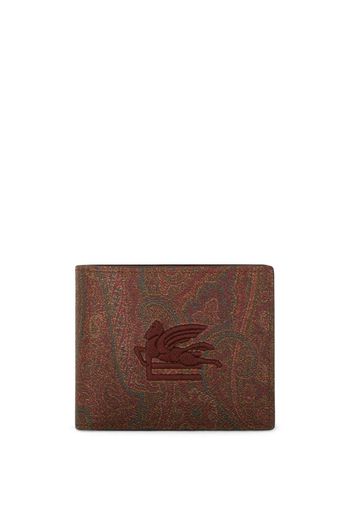 ETRO Portafoglio con stampa paisley - Marrone