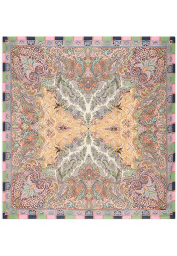 ETRO abstract-print scarf - Arancione