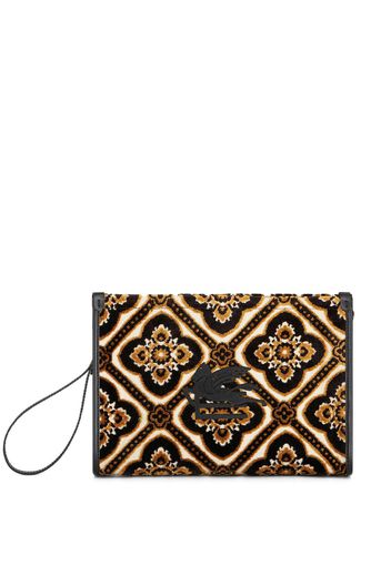 ETRO Trousse make up con motivo jacquard - Toni neutri