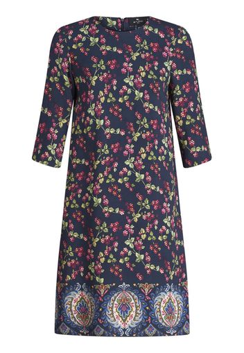 ETRO graphic-print shift-style dress - Blu