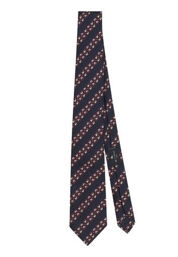 ETRO Cravatta con motivo geometrico - Blu