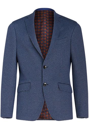 ETRO notched-lapels jersey blazer - Blu