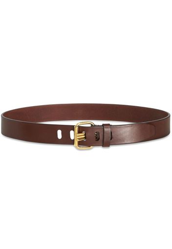 ETRO leather buckle belt - Marrone