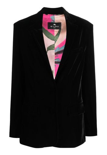 ETRO Blazer con bottone - Nero