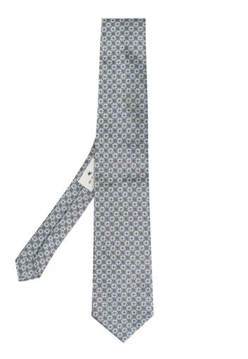 ETRO jacquard silk tie - Blu