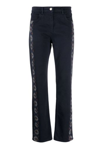 ETRO Jeans dritti a fiori - Blu