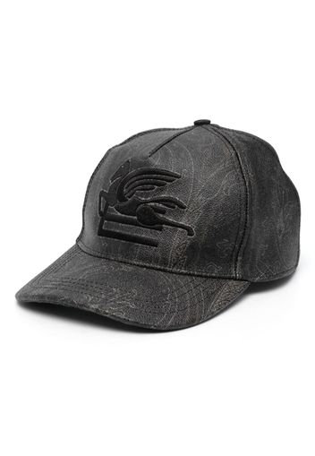 ETRO logo-embroidered jacquard cap - Grigio