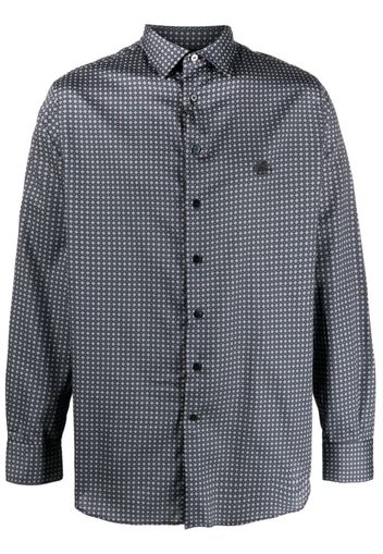 ETRO Camicia con motivo geometrico - Blu