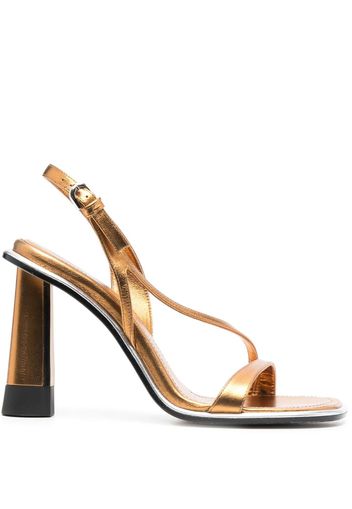 ETRO 120mm metallic-finish sandals - Oro