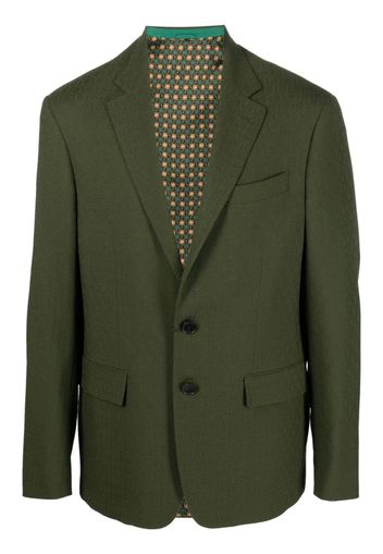 ETRO single-breasted tailored blazer - Verde