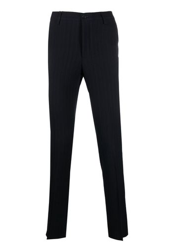 ETRO textured-finish tailored trousers - Blu