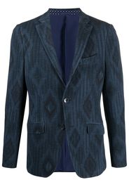 Etro Blazer a rombi - Blu