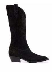 Etro knee-high leather boots - Nero