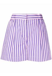 ETRO high-waisted pinstripe shorts - Viola