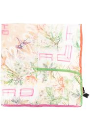 ETRO Foulard a fiori - Arancione