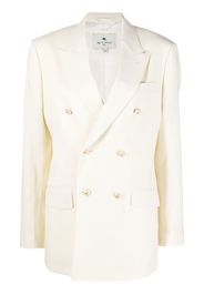 ETRO Pegaso-button blazer - Bianco