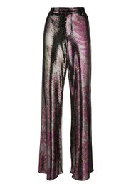 ETRO printed micro plates palazzo trousers - Rosa