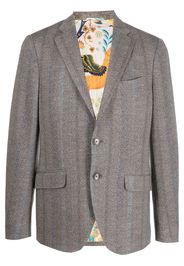 ETRO herringbone tonal striped blazer - Toni neutri