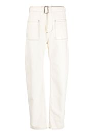 ETRO straight-leg cargo trousers - Bianco