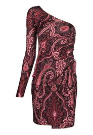 ETRO Abito con stampa paisley monospalla - Rosso