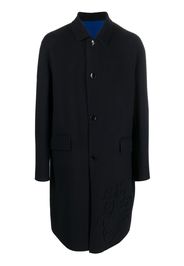 ETRO appliqué-logo single-breasted coat - Nero